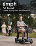 Folding Mobility Scooter for Adults with 25-Mile Range
