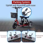 Lightweight Foldable 3-Wheel Mobility Scooter for Seniors