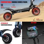 60-Mile Off-Road Adult Electric Scooter