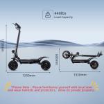 Longxynous Electric Scooter with 62-Mile Range