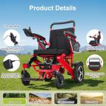 Automatic Folding Electric Wheelchair - Portable & Easy