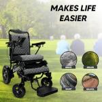 Lightweight Electric Wheelchair with Long Battery Range