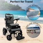 Lightweight Electric Wheelchair with Long Battery Range