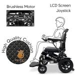 Lightweight Electric Wheelchair with Long Battery Range