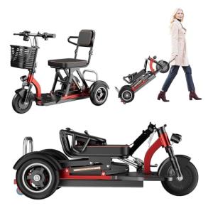 Lightweight Foldable 3-Wheel Mobility Scooter for Adults