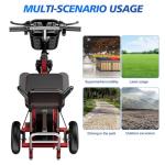 Lightweight Foldable 3-Wheel Mobility Scooter for Adults