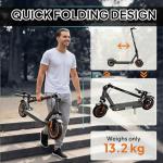 SPORTNOW Foldable Electric Scooter for Adults