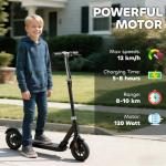 Foldable Electric Scooter for Kids Ages 7-14