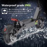 Folding Off-Road Electric Scooter 48V 15Ah 45KM/h