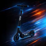 Kids Blue Foldable Electric Scooter for Ages 8-16