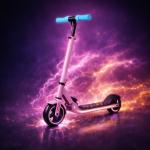 Pink Foldable Electric Scooter for Kids 6-15