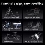 AOVOPRO Commuter Electric Scooter with Seat, 500W