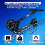 Pink Foldable Electric Scooter for Kids 6-15