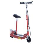 HOMCOM Foldable Electric Scooter with Seat - Red