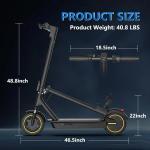 AOVOPRO Foldable Electric Scooter 500W 10" Wheels