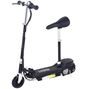 HOMCOM Foldable Electric Scooter with Adjustable Seat