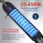 AOVOPRO Foldable Electric Scooter 500W 10" Wheels