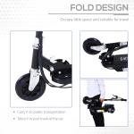 HOMCOM Foldable Electric Scooter with Adjustable Seat