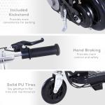 HOMCOM Foldable Electric Scooter with Adjustable Seat