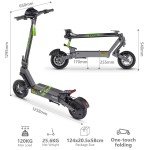 Folding Off-Road Electric Scooter 48V 15Ah 45KM/h
