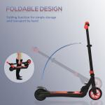 HOMCOM Red Folding Electric Scooter with Brake