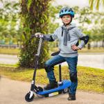 HOMCOM Foldable Electric Scooter for Kids Ages 7-12