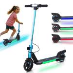 Foldable Kids Electric Scooter with LED Lights