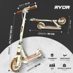 Folding Adult Kick Scooter with Big Wheels