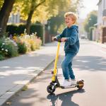 Kid-Friendly Folding Electric Scooter, 14 KM/H Speed
