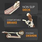 Folding Adult Kick Scooter with Big Wheels