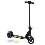 SPORTNOW Black Folding Electric Scooter with LED Lights