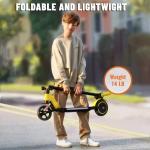 S5 Folding Electric Scooter for Teens - Yellow