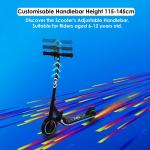 Kids Electric Folding Scooter with Adjustable Handlebar