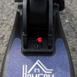 HOMCOM Sky Blue Folding Electric Scooter with Brake