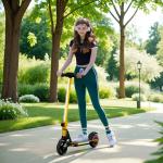 Kid-Friendly Folding Electric Scooter, 14 KM/H Speed