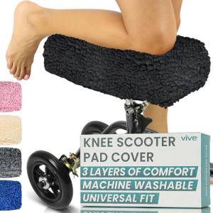 Comfortable Soft Plush Knee Scooter Pad Cover