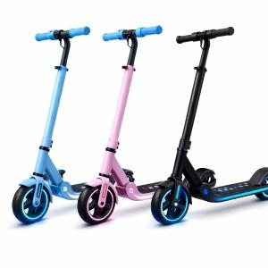 Kids Electric Folding Scooter with Adjustable Handlebar