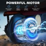 HOMCOM Folding Electric Scooter for Kids, Red