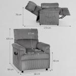 Massage Electric Recliner Chair with Quiet Motor