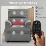Massage Electric Recliner Chair with Quiet Motor