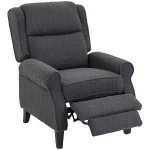 Charcoal Grey Electric Recliner Armchair