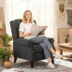 Charcoal Grey Electric Recliner Armchair