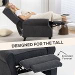 Charcoal Grey Electric Recliner Armchair
