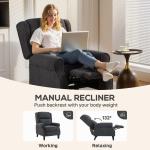 Charcoal Grey Electric Recliner Armchair