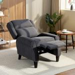 Charcoal Grey Electric Recliner Armchair