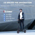 iScooter i10 Off-Road Folding Electric Scooter 650W