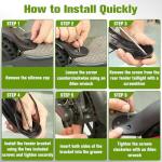 Poweka Rear Fender Set for Xiaomi M365 Scooters