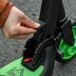 HOMCOM Foldable Electric Scooter with Rear Brake, Green