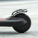 HOMCOM Red Folding Electric Scooter with Brake