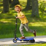 HOMCOM Folding Electric Scooter for Kids, Blue